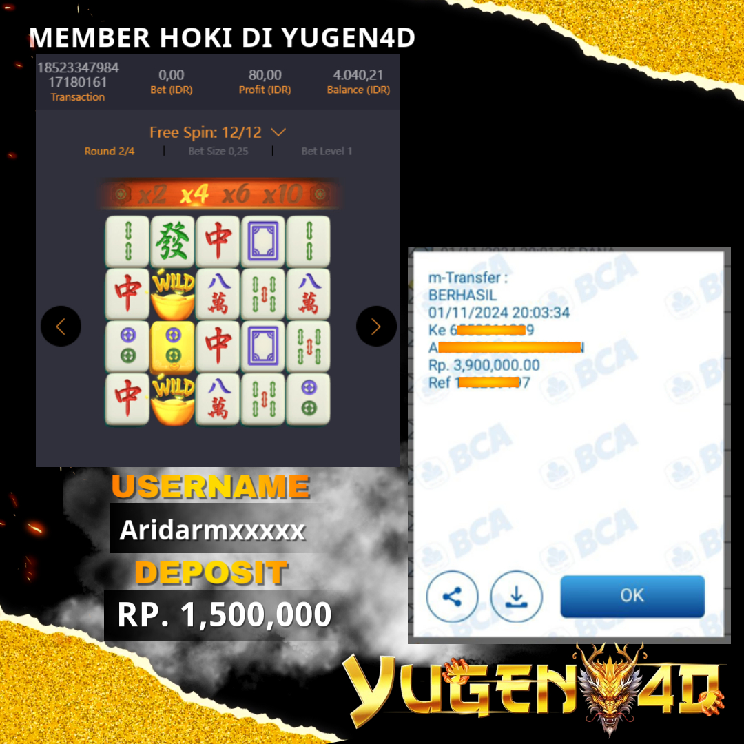 yugen4d mudah jackpot